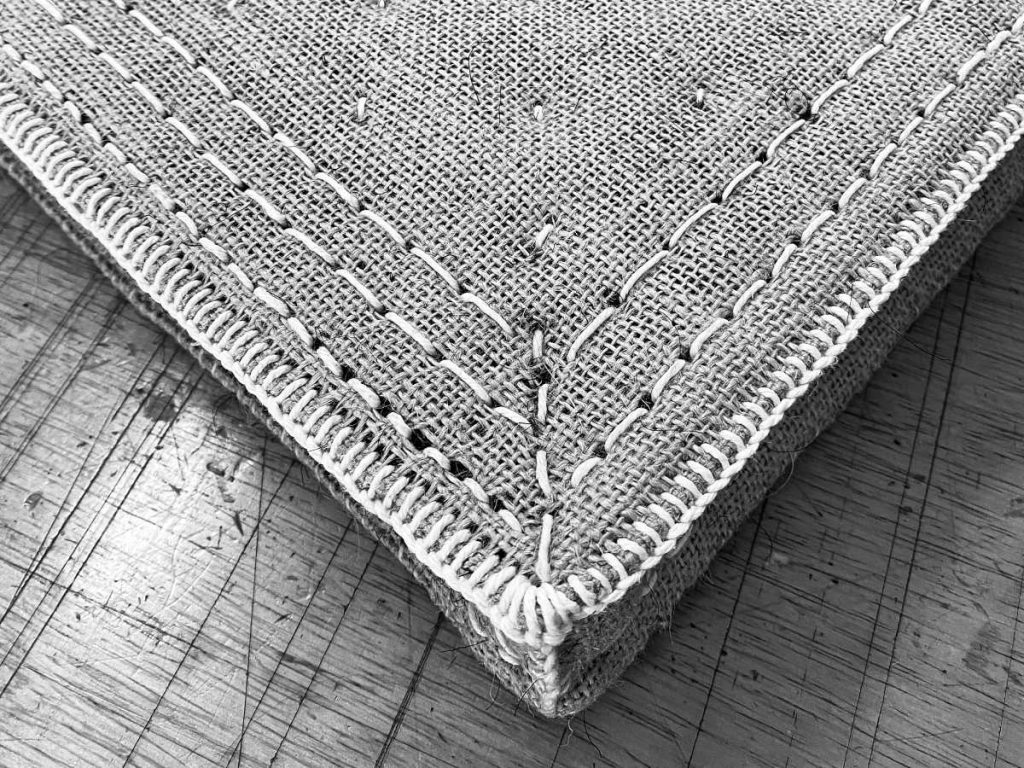 HDR Rosshaarkissen Eckgarnierung Aufsicht rosshaarkissen_eckgarnierung_aufsicht